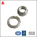 carbon steel zinc plated din546 slotted round nut